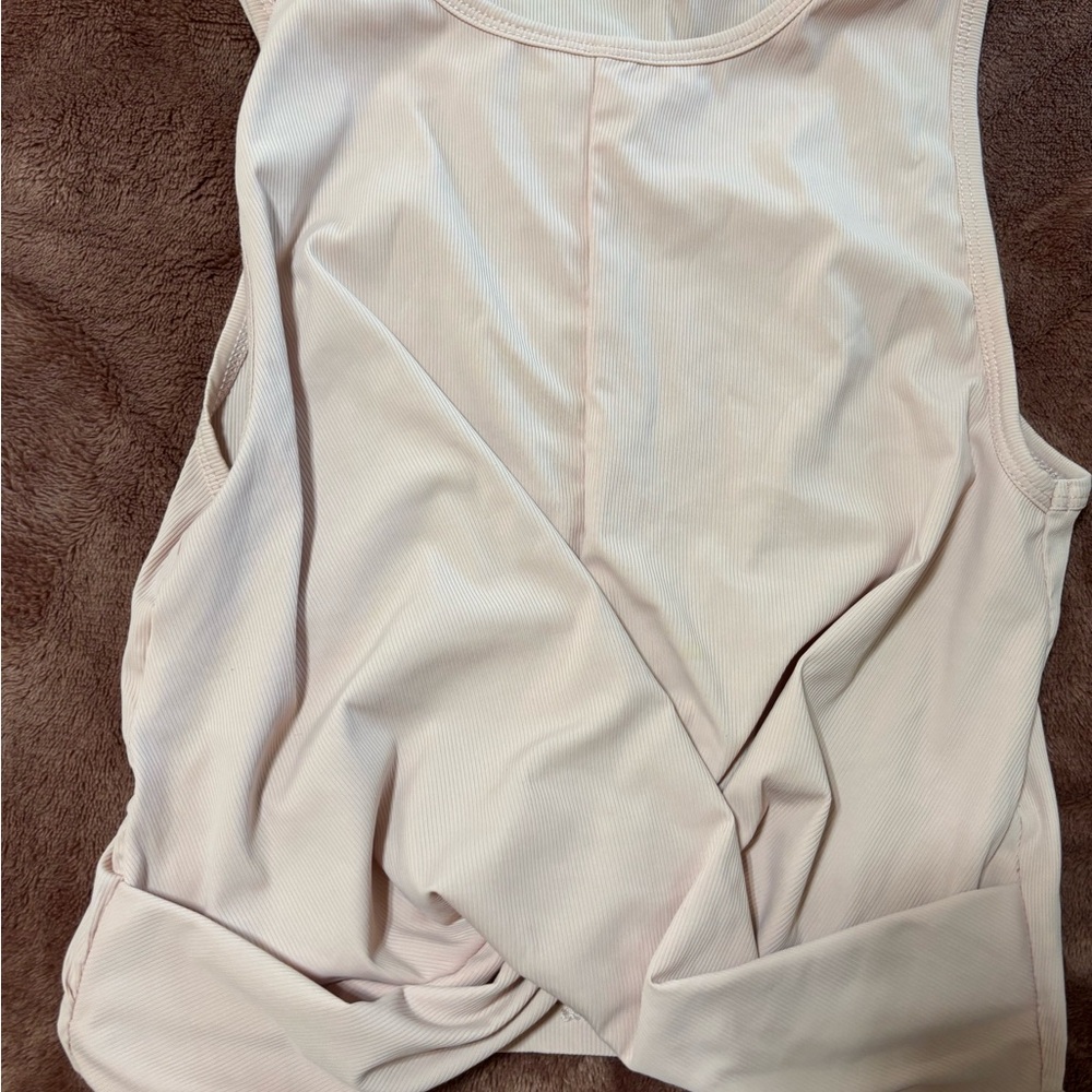 Women's Light Pink Sleeveless Top